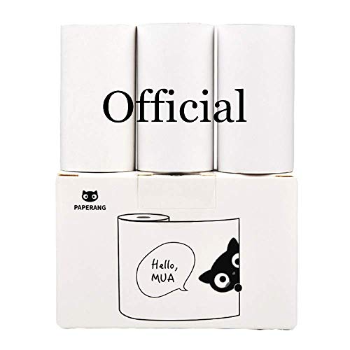 PAPERANG P2 Thermal Printer HD 300dpi Pocket Portable Label Printer Edit Note/Photo Print/Learn Foreign Language/Scan Print/Wireless Bluetooth Printer for iOS/Android Mobile (Ordinary White Paper)