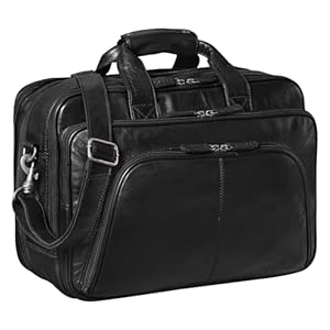 STILORD Calisto Extra Große Arbeitstasche Leder Vintage Lehrertasche Aktentasche Office Bag XL Businesstasche für 2 Aktenordner 17 Zoll Laptoptasche Echtleder Farbe:schwarz