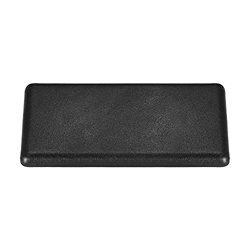 Image of uxcell 4080 EU Standard Profile End Cap, Plastic Rectangle Aluminum Extrusion Plug for Trolley, Fish Tank Rack, Storage Rack, Black 40x80mm 20pcs