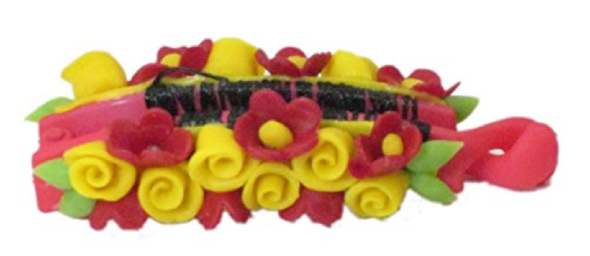 Women's Handmade Porcelain Dough Work Banana Hair Clip, Artistic Style
