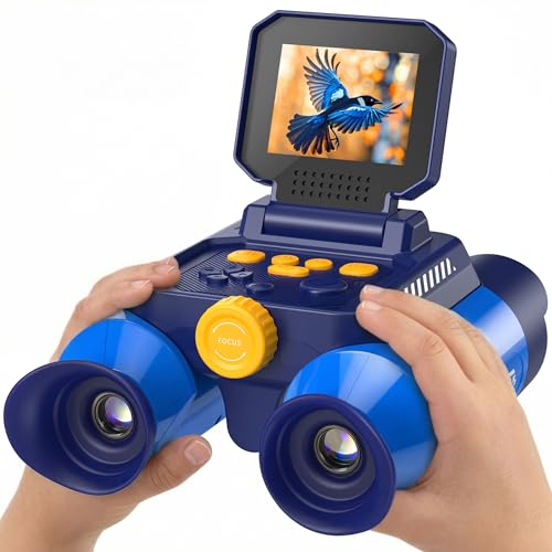 Kids Binoculars with Night Vision & 2.4" Screen