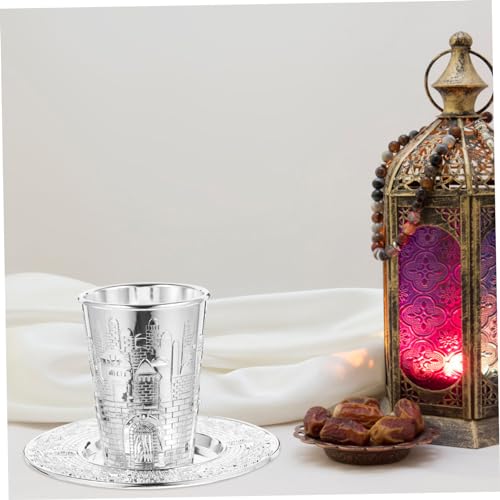 Coupe de Kiddouch délicate en métal, cadeau idéal pour les fêtes - 7