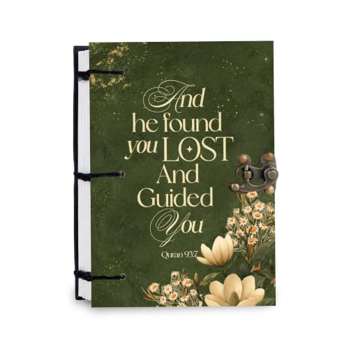 Image of Quran Verse Diary Notebook 7x5 Inch 160 Pages Unruled Journal for Writing
