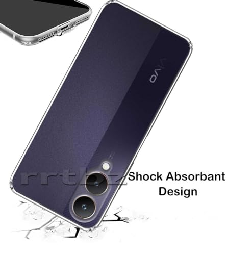 Image of Soft Silicone TPU Back Cover Compatible with Vivo Y28 5G / Y17s
