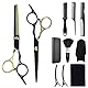 KUIRUNRX® Haarschere Set, 6,7 Zoll Profi Friseurschere Set mit Friseurumhang, Scharfe Haarschneideschere für Damen Herren Kinder Familie Friseursalon