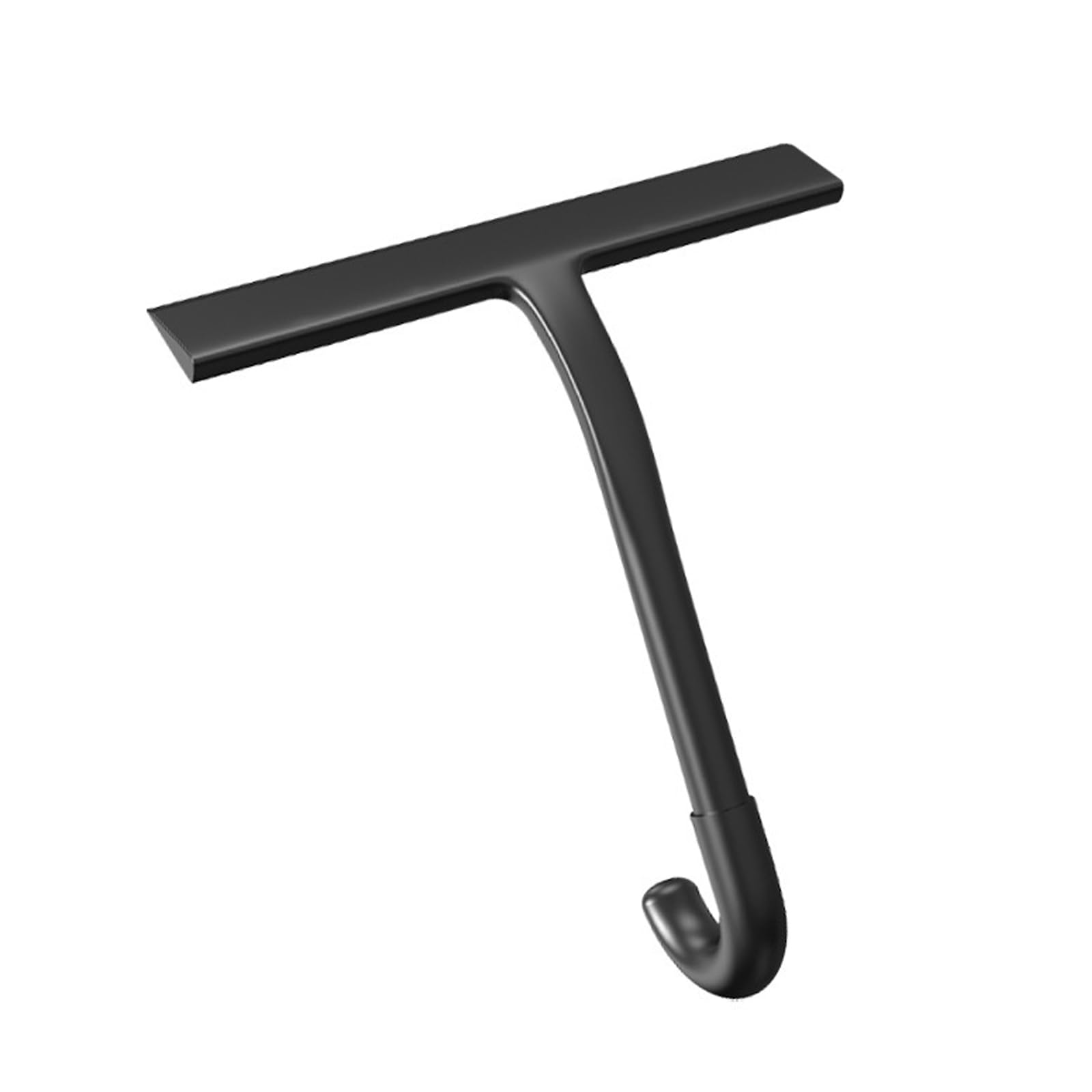 elzle Shower Squeegee with Built-in Hook, Silicone Shower Screen Wiper & Shower Scraper, Streak-Free Squeegee Shower Cleaner for Shower Doors, Mirrors, Windows, Tiles and Car Glass