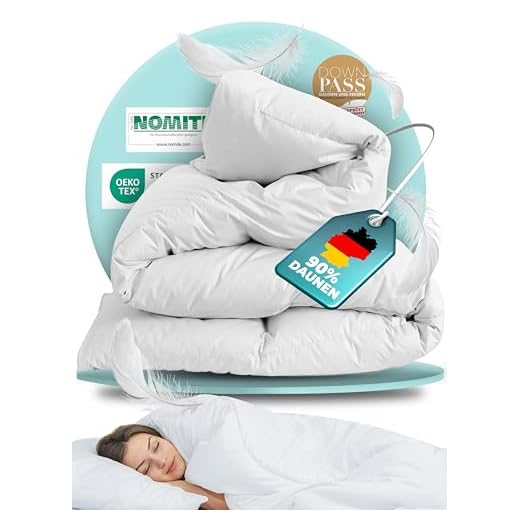 BEFA NATUR Made in Germany Daunenbettdecke 135x200 cm aus 90% Daunen und 10% Federn, für alle Jahreszeiten, Allergiker geeignet (nomite), Öko-Tex 100 Klasse 1 Zertifiziert, Downpass