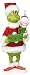 Department 56 Grinch Naughty or Nice, 12" Figurine, Multicolor