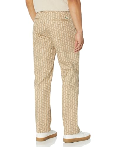 Lacoste Men's Printed Straight Leg Chino Pant2