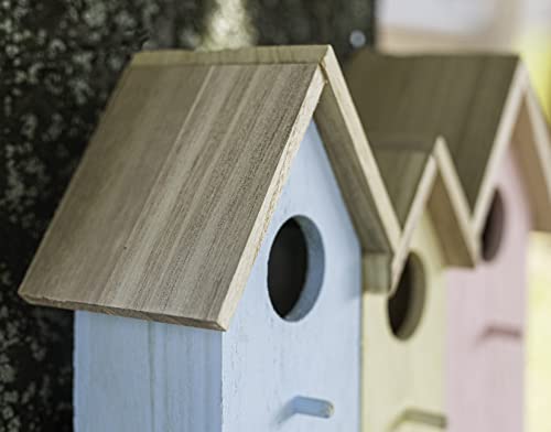 Nichoir petits oiseaux moineaux mésanges robin nester en bois solide - 13