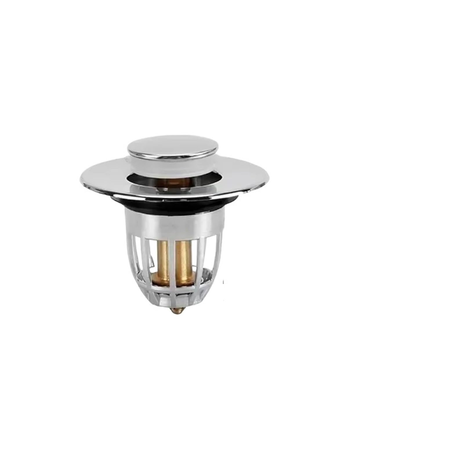 Pop-Up Sink Drain Filter with Hair Catcher(Plastic core)