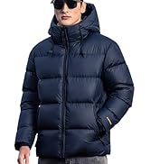ZVX Duck Down Jackets For Men,Mens Puffer Jacket For Cold
