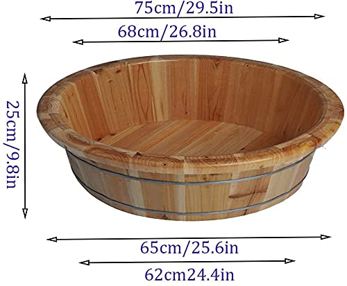 Baño de pies de madera portátil para uso doméstico miniatura 4