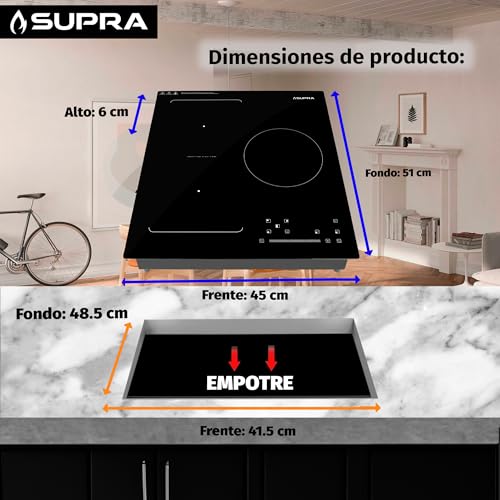 La Mejor Recopilación de Parrilla de Induccion Supra - 5 favoritos. 15 Imagen adicional