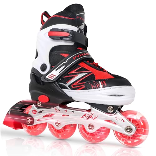 LOKJIJI Patines en línea Ajustables para niños Mediano