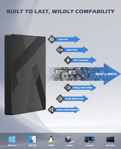 Lecteur Blu-ray externe 40 Gbit/s compatible Windows Linux MacOS - 7