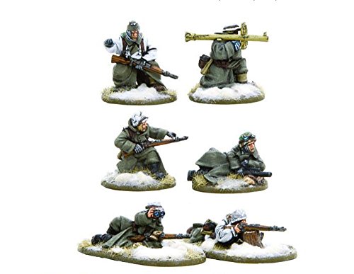Bolt Action German Heer Panzerschreck, Flamethrower & Snipers (winter) Blister