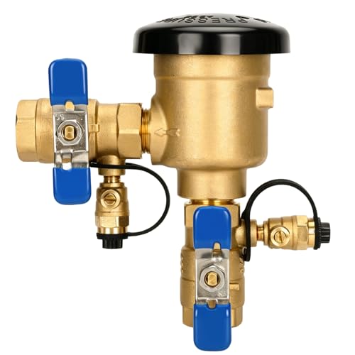 Image of UPGRADED 3 /4 inch Pressure Vacuum Breaker, 400 PSI Max Backflow Preventer Value with Pre-Applied Sealant (No Teflon Tape Needed), Thickened Brass Backflow Value for Irrigation & Plumbing