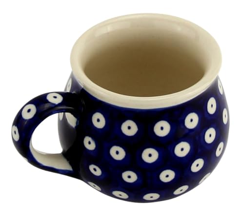 Mug de cerámica 8 oz patrón lunares miniatura 3
