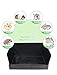 GINIDEAR Guinea Pig Cage Liner, Litter Box & Hay Feedder for Guinea Pig Rabbits Hamsters Hedgehogs Ferrets and Other Small Animals. for Midwest Cage Kitchen 24