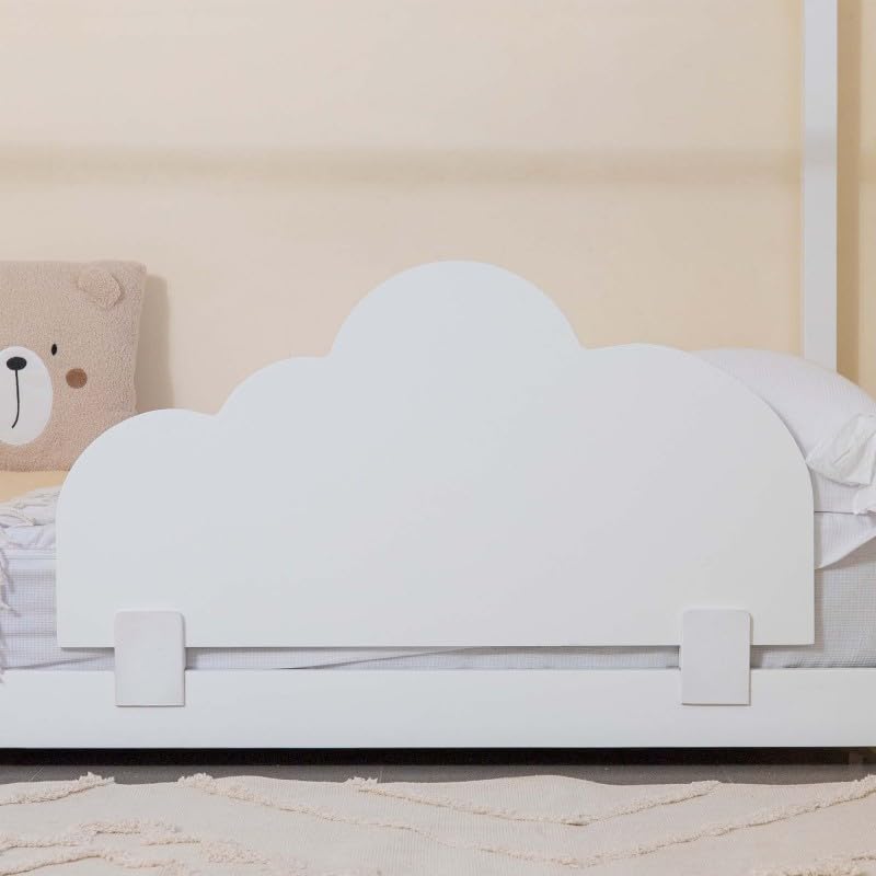 MUEMUE Barrera Cama aglomerado Blanco 45x87x2cm