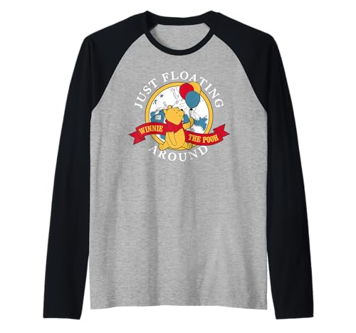 T-shirt Disney Winnie the Pooh Raglan anti-déformation pour un look vintage durable