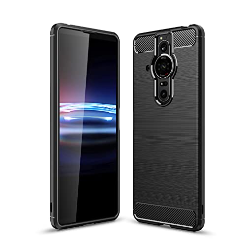 Wuzixi Funda para Sony Xperia Pro-I. Diseño de Funda de Silicona Suave y Delgada, Resistente a los Golpes y Duradera, Caso para Sony Xperia Pro-I.Negro