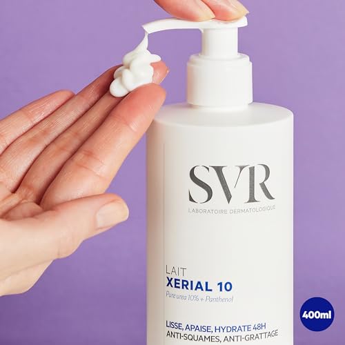 SVR XERIAL 10 Ultra-Rich Body Lotion, 10% Pure Urea, Panthenol and Shea Butter 48hr Moisturiser for Flaky, Scaly, Ashy, Extremely Dry, Psoriasis-Prone Skin - Image 3