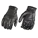 Milwaukee Leather Menâ€™s Touch Screen Premium Leather Perforated Glove w/Flex Knuckles MG7516 (Large)