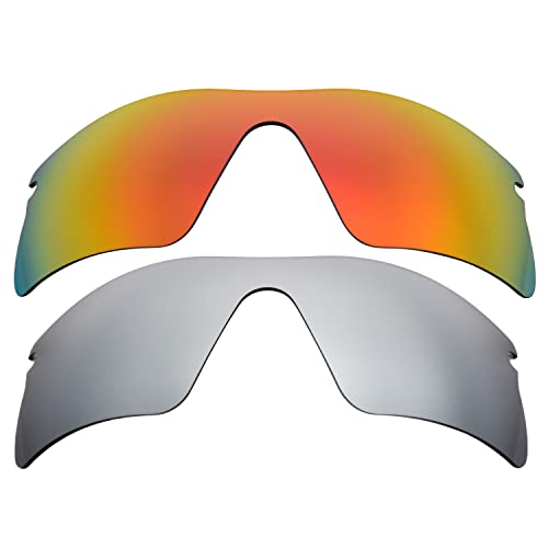 Objectifs Radar Range Oakley compatibles finition titane rouge optique haute fidélité