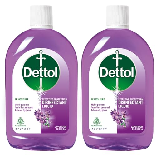 Dettol Liquid Disinfectant for Floor Cleaner, Surface Disinfection, Personal Hygiene (Lavender Blossom, 550ml) (Pack of 2) (B0CJG18XK1) Amazon Price History, Amazon Price Tracker