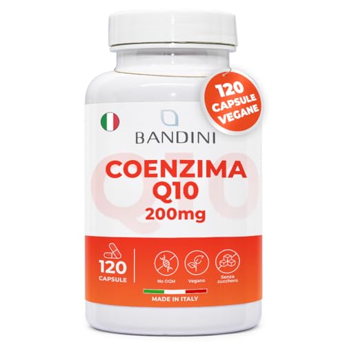 Bandini Coenzima Q10 200mg, 120 Capsule Vegane