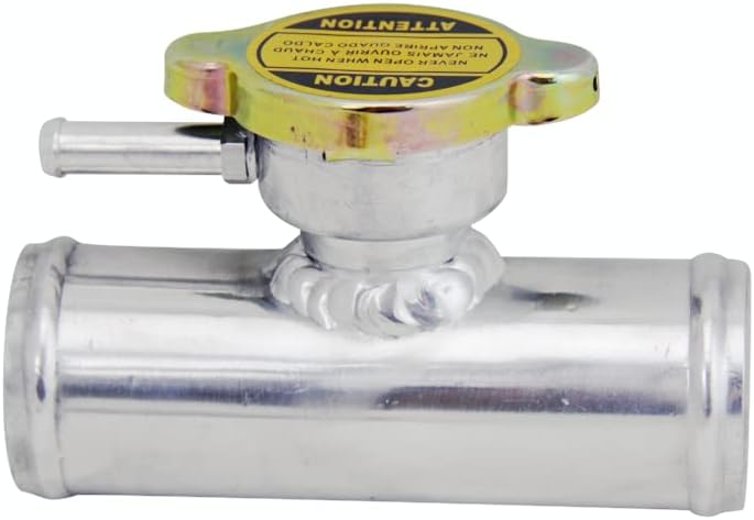 Radiator Hose Filler Neck With Radiator Cap Connector Hose 38mm OD In Line+1.1 Bar Cap +1-1/2" Hose.38mm