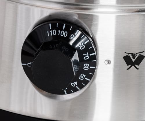 Foto von Beeketal 'BGWK30' Gastro Glühweinkocher 30 Liter Volumen mit Füllstandskala, Anit-Tropf Zapfhahn und stufenlos regelbarem Thermostat (30-110 °C), Profi Edelstahl Wasserkocher mit 2500 Watt Leistung