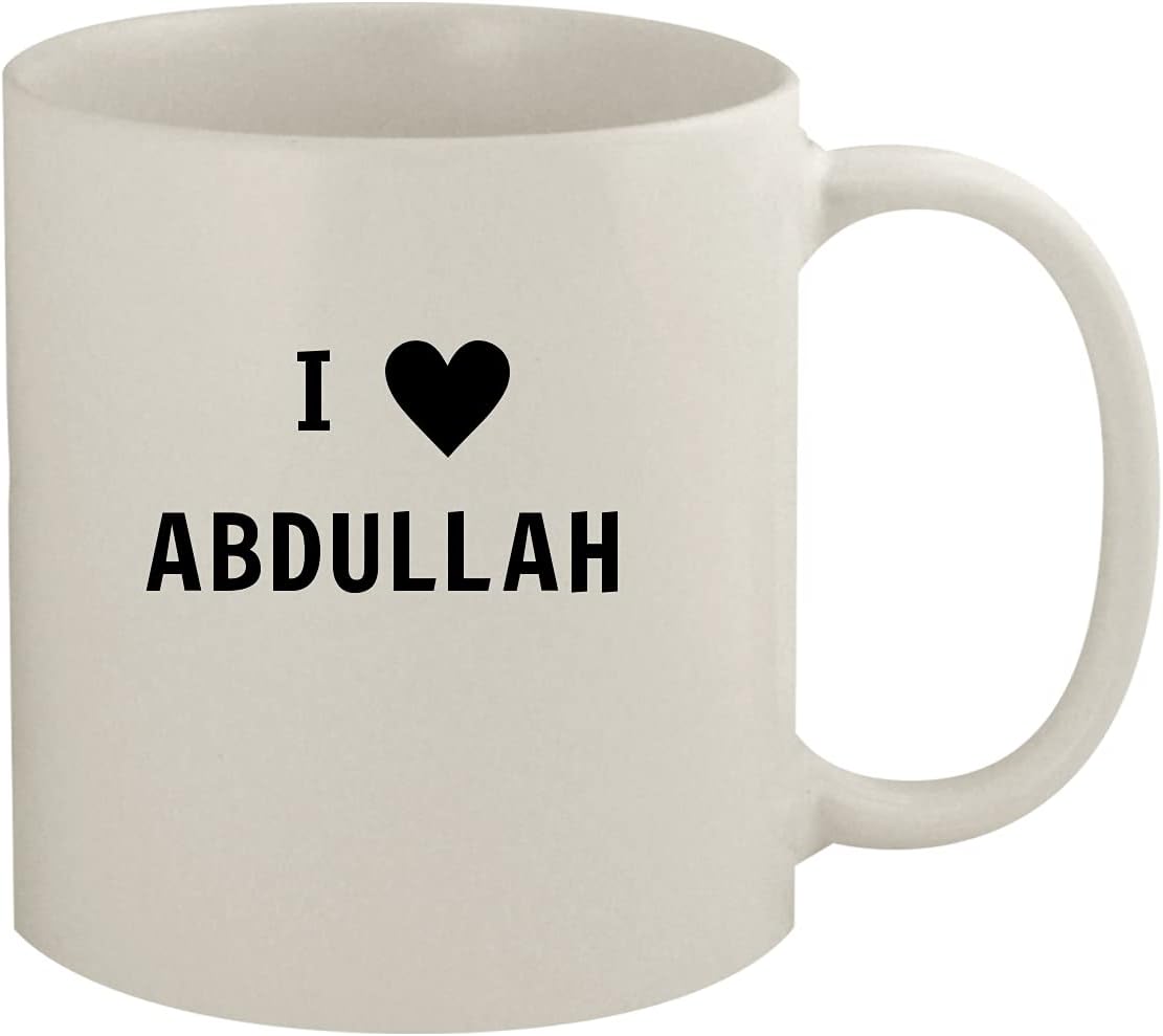 I Heart Love Abdullah - Ceramic 11oz White Mug