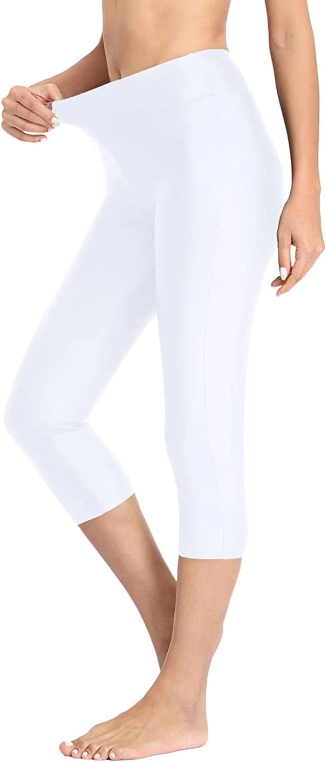 Pinup Fashion Swim Pants Women - Swimming Capris High Waisted Swimsuit Leggings UV Swimwear Tights - Image 4