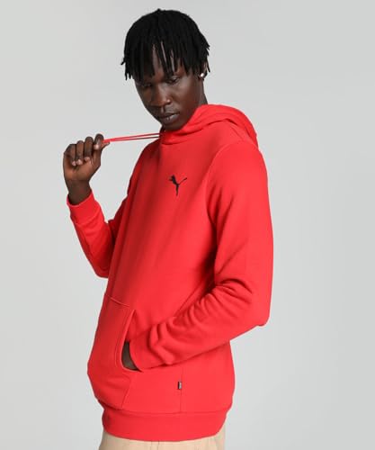 Image of PUMA Men Polycotton Regular Fit Hooded Sweatshirt