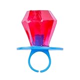 Bobzo Baz00ka Ring Pop Lollipops – Lot de 24 | Saveurs assorties : framboise bleue, fraise, cola, cassis | Végétalien, végétarien, sans gluten | Cadeaux de fête emballés individuellement pour enfants