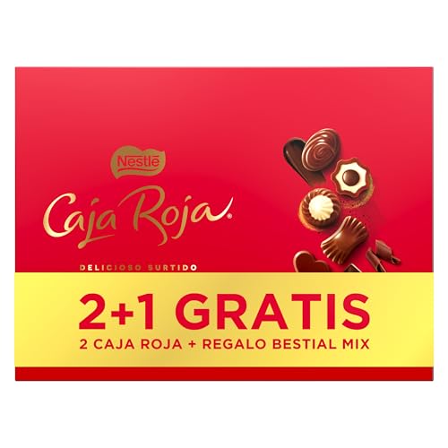 NESTLÉ CAJA ROJA y Bombones Bestial 5 (2x198 g + 192...