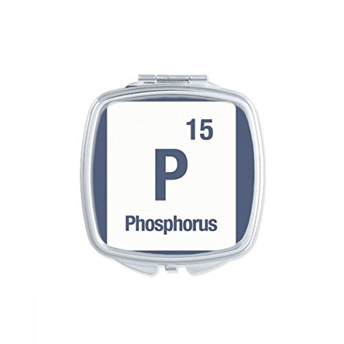 Miroir phosphore de poche carré compact multicolore cosmétique
