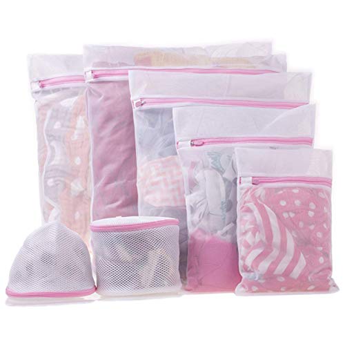 Ochioly en Maille Filet Sac à Linge pour Linge délicat, Lingerie Sacs à Linge pour Machine à Laver, Trousse de Toilette de Protection pour Chaussures, Intimates, Chaussettes, Soutien-Gorge, Pull