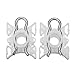 HERIS 10pcs Window Lift Sliding Shoe Pivot Regulator Slider Clips for BMW E32 E34 E36 318 323 325 Z3 Z4 Replace 51321938884