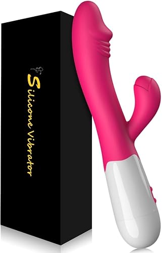 Vibrador de conejo rosa para mujer, vibrador de punto G, 30 velocidades, estimulador de clítoris de punto G, parejas, juegos sexuales. Impermeable,
