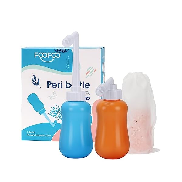 Tragbares Reise-Bidet, 360 ml, Handheld-Reinigung nach der Geburt, für Outdoor, Camping, Reisen, Fahrer, persönliche Hygiene – mit Aufbewahrungstasche – Bild 8