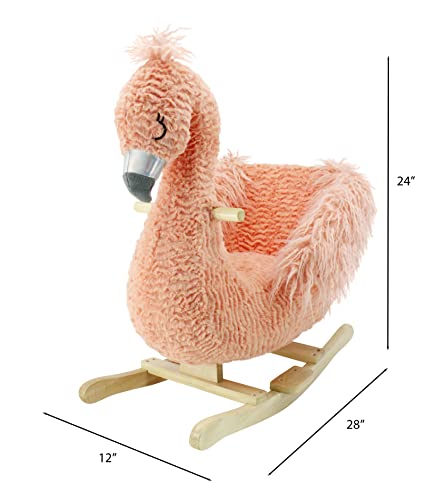 Soft Landing | Joyrides | Sit-In Character Rocker - Flamingo #TOP1