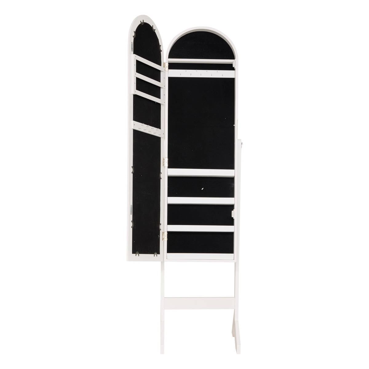 Atmosphera - Armoire à bijoux lexy blanc 38x34cm