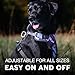 Embark Adventure Dog Harness, Reflective Trim No Pull Dog Harness Medium Sized Dogs - Military Grade Nylon, Front Clip with Gel Lined Handle.