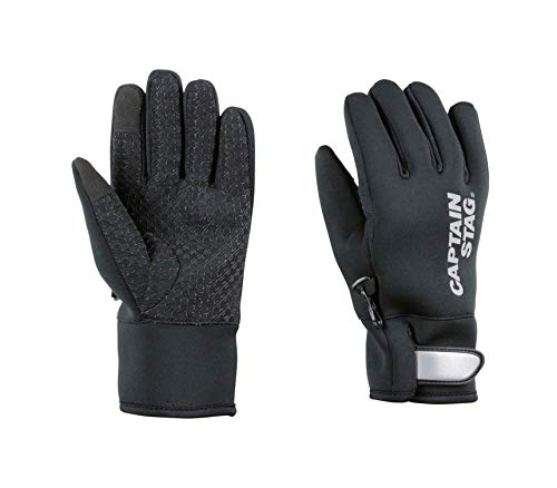 グローブ 手袋 防風 防寒 ウェットスーツ生地 スマホ対応 メンズ Lサイズ ブラック キャプテンスタッグ Captain Stag Ux 1092 の最安値と通販店 購入可 サープラ