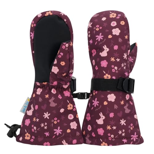 Image of JAN & JUL Girls' Toasty-Dry Waterproof Snow Mittens