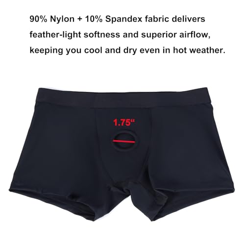 Strap On Underwear Harness Strap Panties Strapless Box Briefs for Women Men2